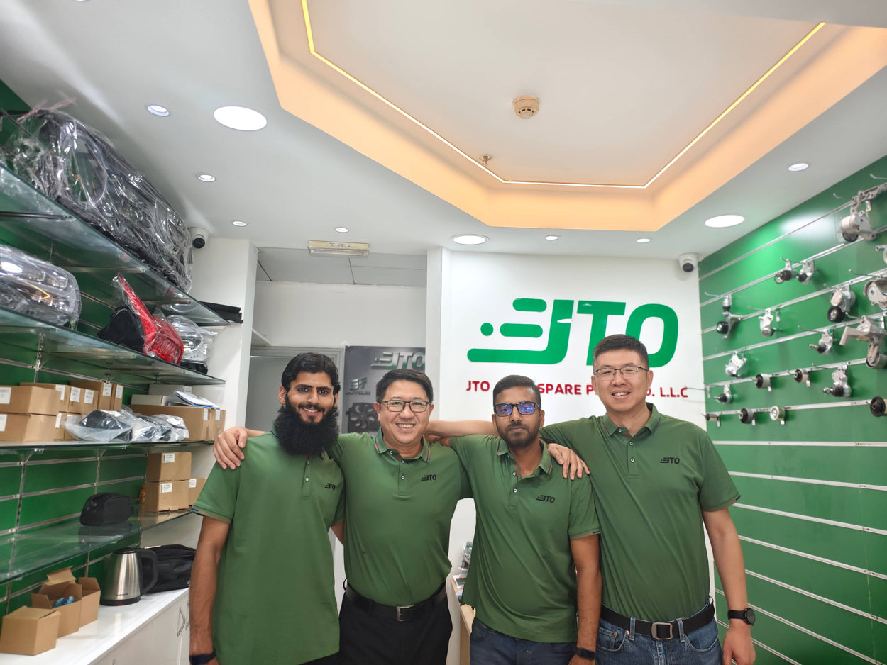 Our auto parts store's here, check out our amazing team!