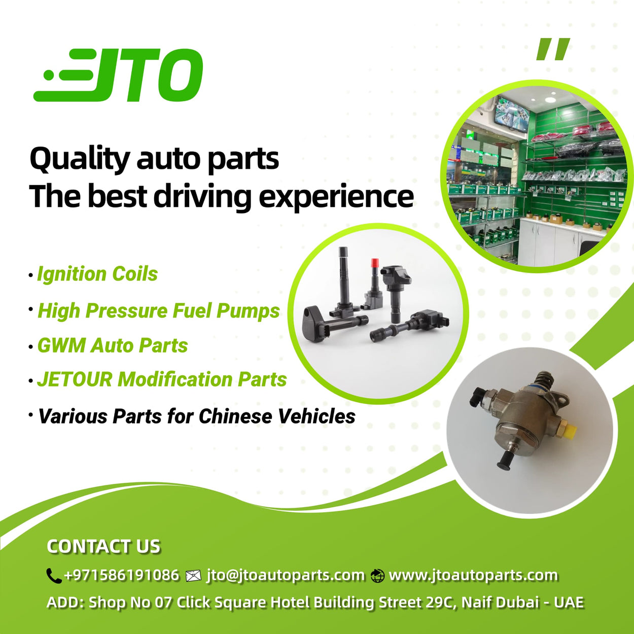 Your Go-To Source for Chinese Car Parts in Dubai — JTO Auto Spare Parts